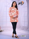 Dairy Milk Vol 3 By Pt 14 Kg Rayon Printed Short Ladies Top Wholesale Suppliers In Mumbai